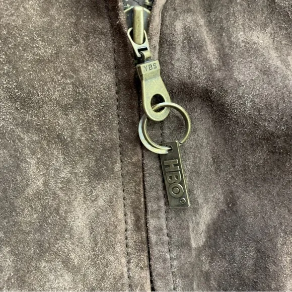 Made Exclusive for HBO Suede Leather Jacket Mens Size XL