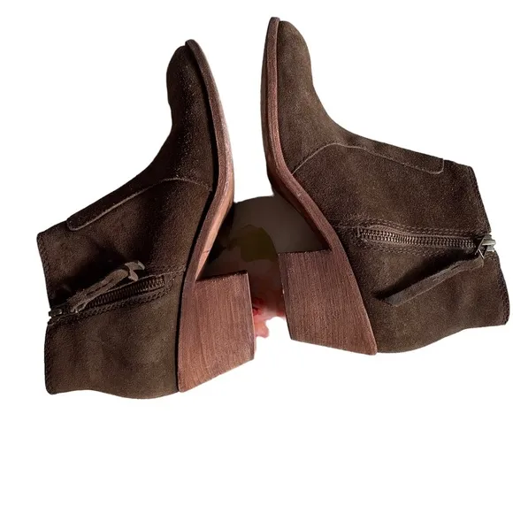 MADEWELL JANICE BROWN LEATHER BOOTIE