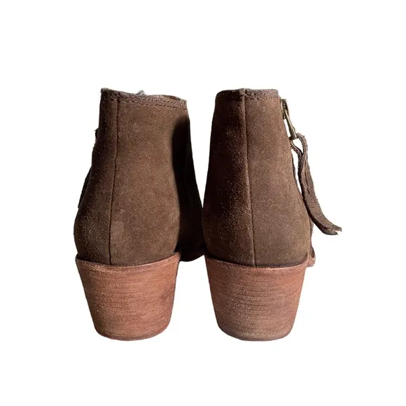 MADEWELL JANICE BROWN LEATHER BOOTIE