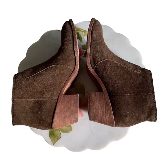MADEWELL JANICE BROWN LEATHER BOOTIE