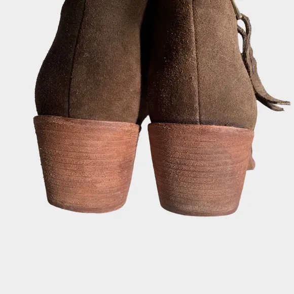 MADEWELL JANICE BROWN LEATHER BOOTIE