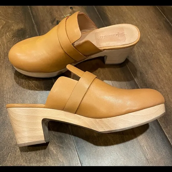 Madewell Monique Buckle Clog NWOT