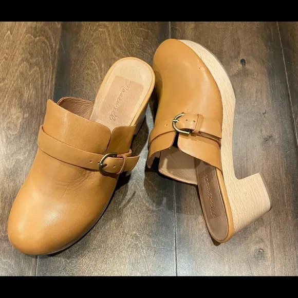 Madewell Monique Buckle Clog NWOT
