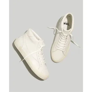 Madewell Sidewalk High-Top Sneakers White Size 11