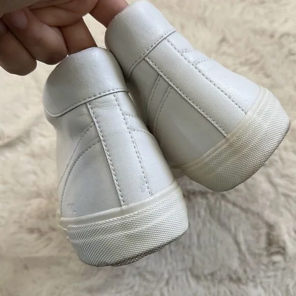 Madewell Sidewalk High-Top Sneakers White Size 11