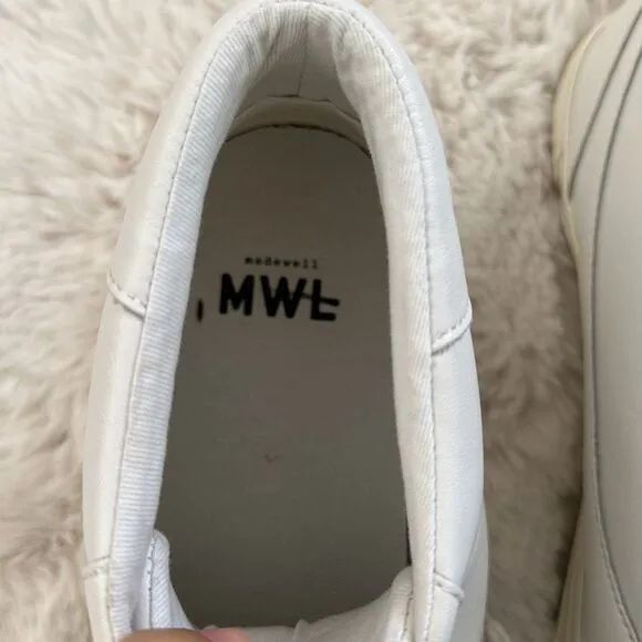 Madewell Sidewalk High-Top Sneakers White Size 11