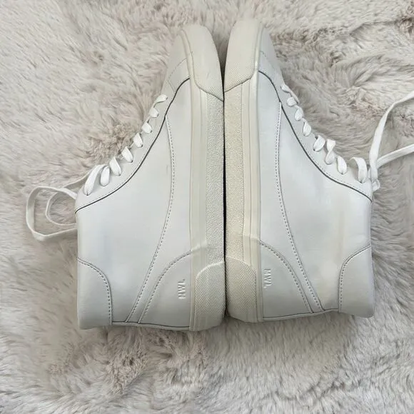 Madewell Sidewalk High-Top Sneakers White Size 11