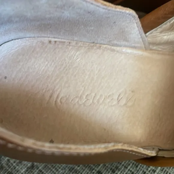 Madewell The Brady Tan Leather Bootie Size 9