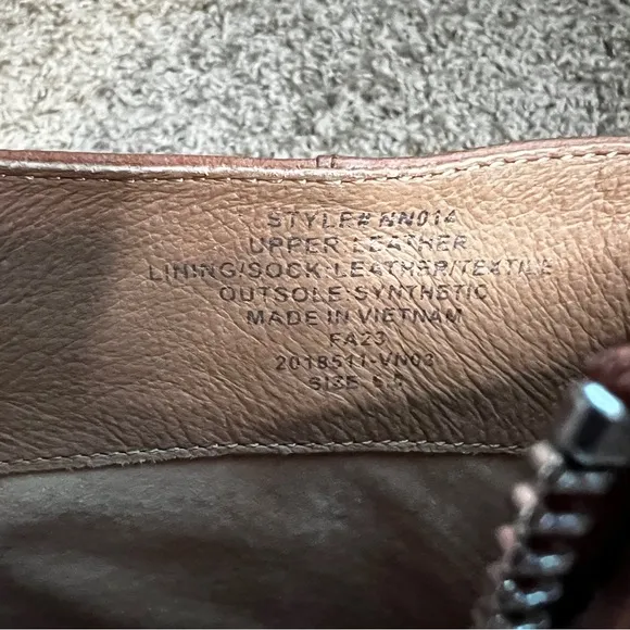 Madewell ‘The Darcy’ Ankle Boot in Warm Cinnamon, Size 6 1/2