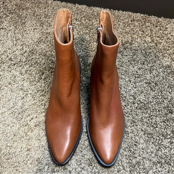 Madewell ‘The Darcy’ Ankle Boot in Warm Cinnamon, Size 6 1/2