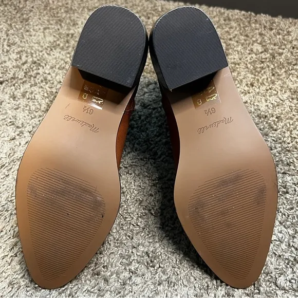 Madewell ‘The Darcy’ Ankle Boot in Warm Cinnamon, Size 6 1/2
