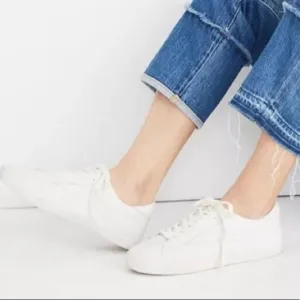 Madewell Sidewalk Low Top Sneakers Size 10 A19