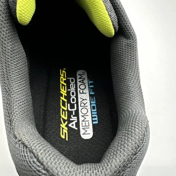 Man Skechers Skech Air Ventura lace Shoe 232655W/CCLM Charcoal Lime 11.5