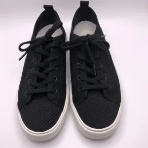 Marc Fisher Black Mesh Deck Shoes Lace Up Sneakers Size 7M