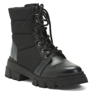 Marc Fisher combat boots Y2K goth Streetwear lace up size 8.5 black NWOT