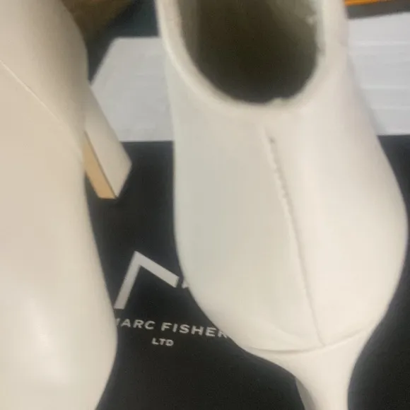 Marc Fisher Ltd Masons ivory leather boots