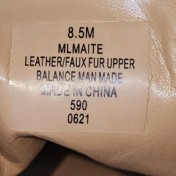 Marc Fisher Ltd ML Miate Womens Suede Leather Faux Fur Platform Sneaker Size 8.5