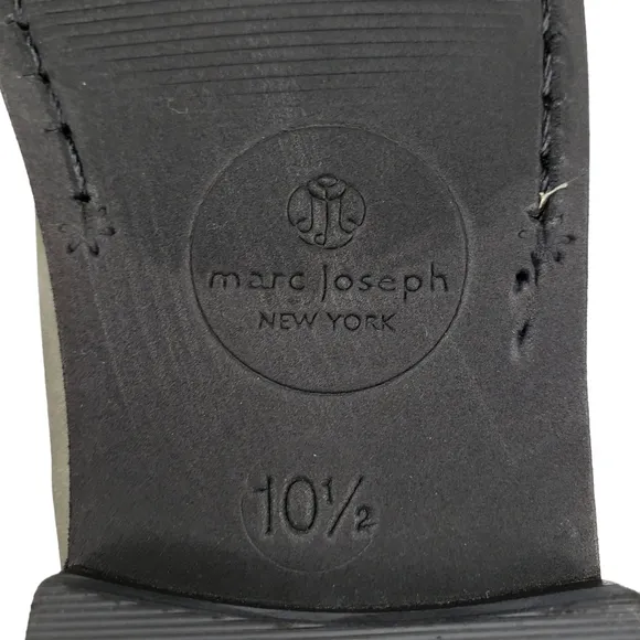 Marc Joseph | NIB Lincoln Bootie Grey Nubuck Leather Lace Up Boots Boy's 10.5