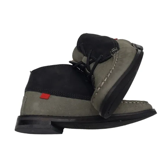 Marc Joseph | NIB Lincoln Bootie Grey Nubuck Leather Lace Up Boots Boy's 10.5