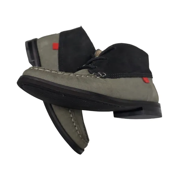 Marc Joseph | NIB Lincoln Bootie Grey Nubuck Leather Lace Up Boots Boy's 10.5