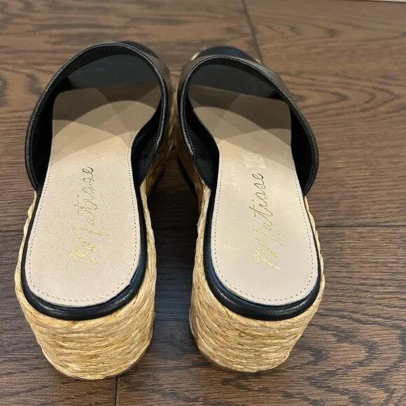 Matisse Black Slip-On Platform Shoes - Size 10 Medium