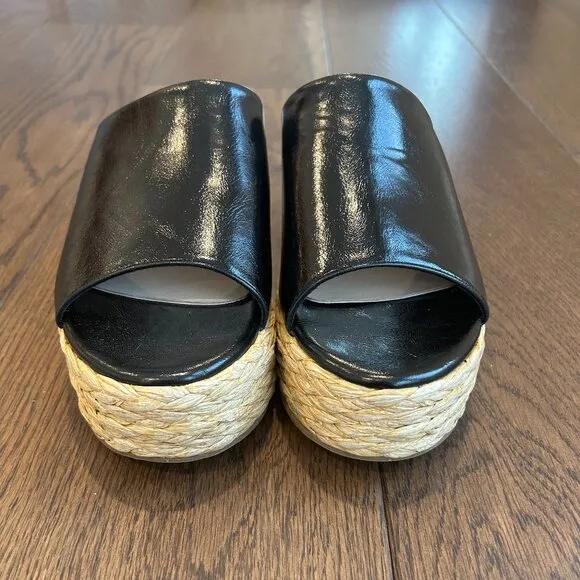 Matisse Black Slip-On Platform Shoes - Size 10 Medium