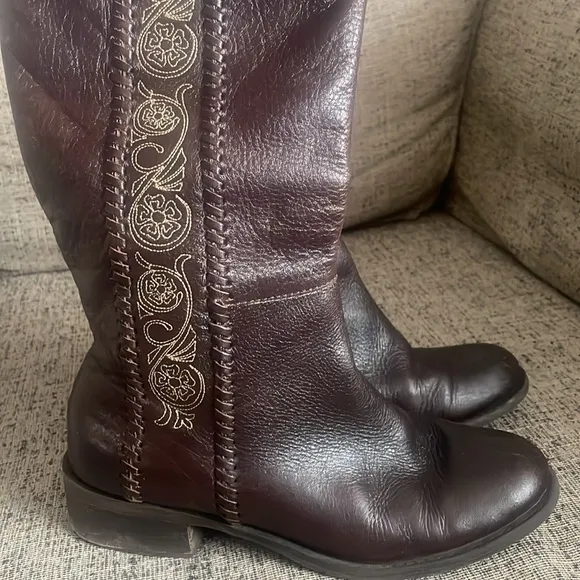 Matisse Brown Leather Boots Size 7.5