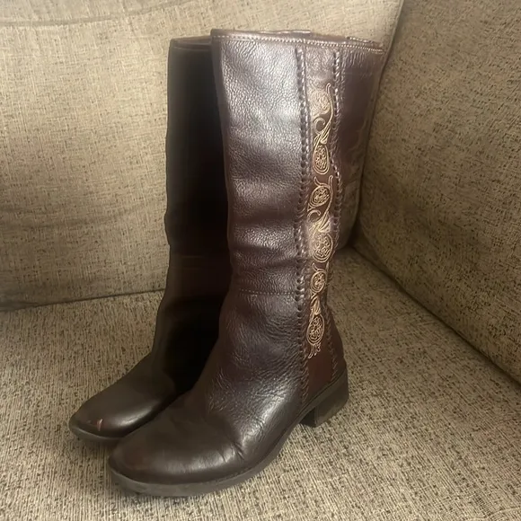 Matisse Brown Leather Boots Size 7.5