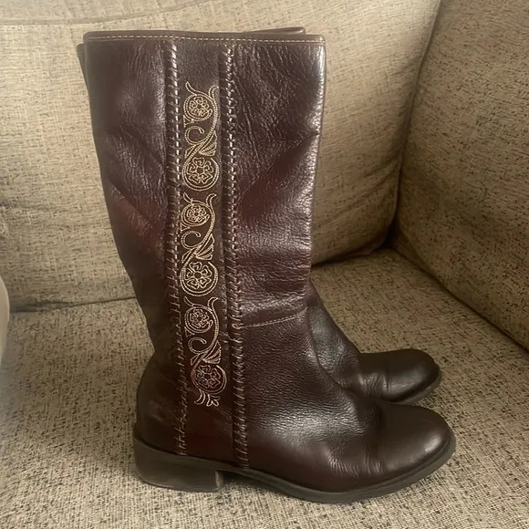 Matisse Brown Leather Boots Size 7.5