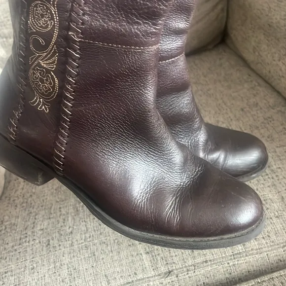 Matisse Brown Leather Boots Size 7.5