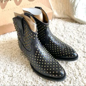 Matisse Faithful studded leather cowboy boots