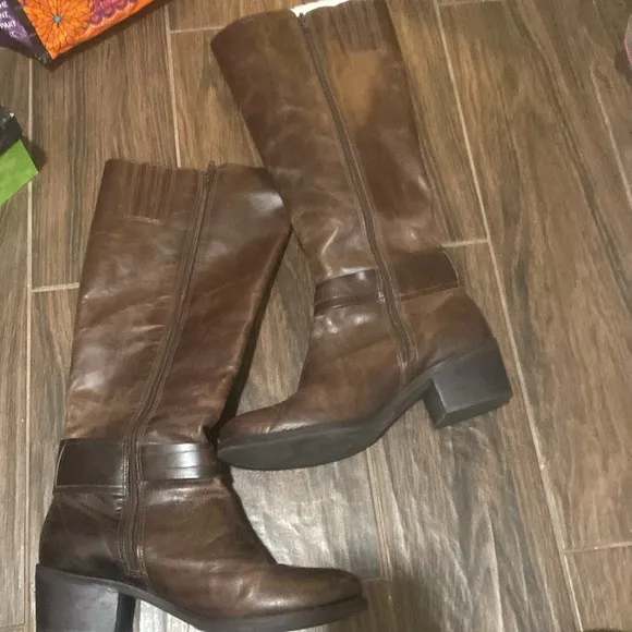 Matisse knee high brown riding boots