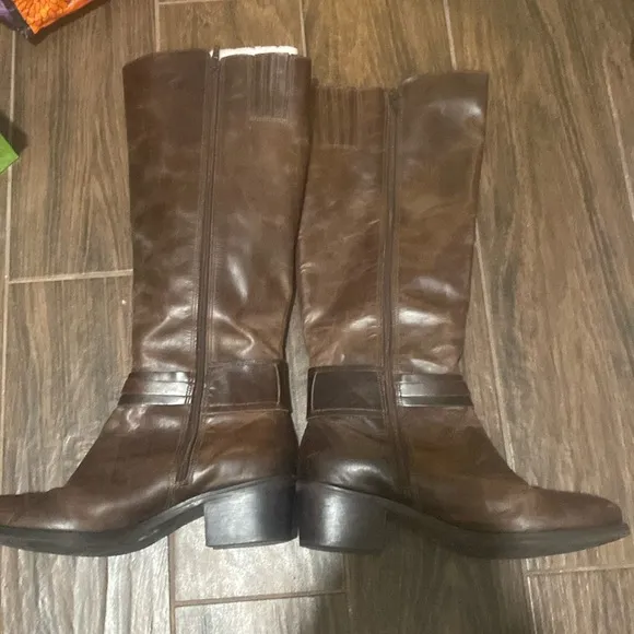 Matisse knee high brown riding boots