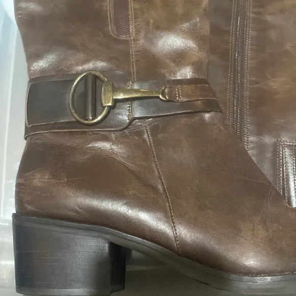 Matisse knee high brown riding boots