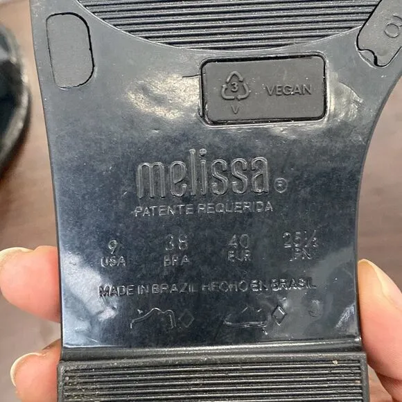 Melissa sandals, women’s size 9