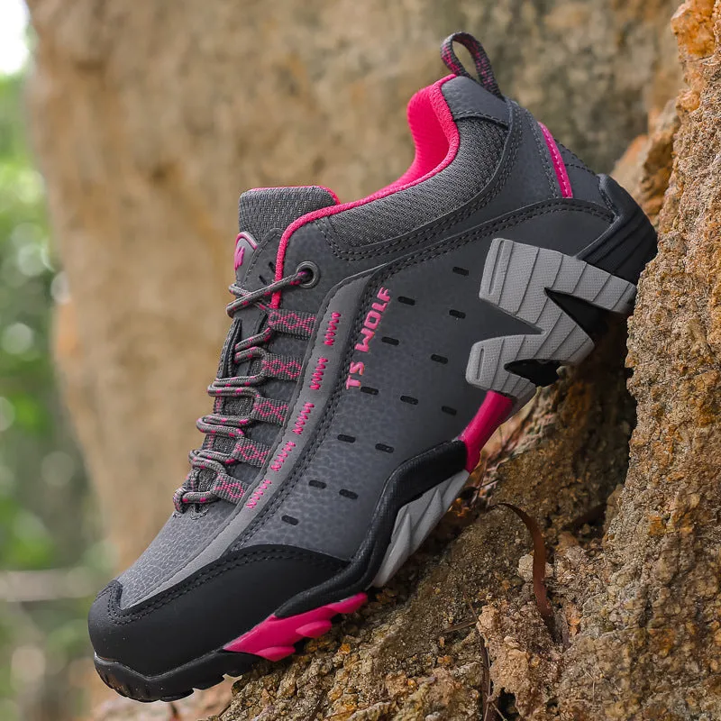 Men'S And Women'S Couple Hiking Shoes, Men'S Outdoor Travel Sports Shoes, Men'S Leather, Non-Slip Travel Hiking Outdoor Shoes, Women