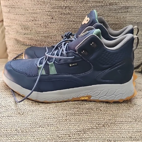 Men's Blue High-Top Sneakers