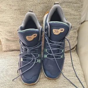 Men's Blue High-Top Sneakers