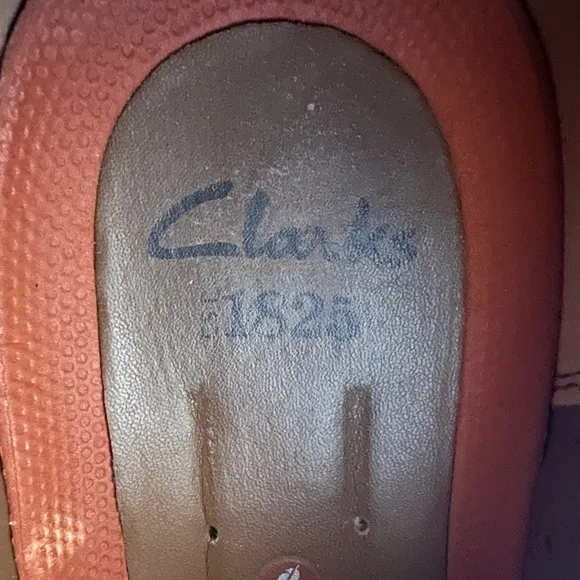Mens Clark Leather Loafers Shoes Brown Size 8.5M