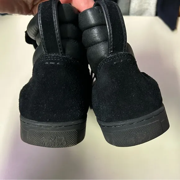 MENS Coach Suede/Leather High Top Sneakers - size 10