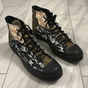 Men’s Converse Colorblock Camo High Top Sneakers