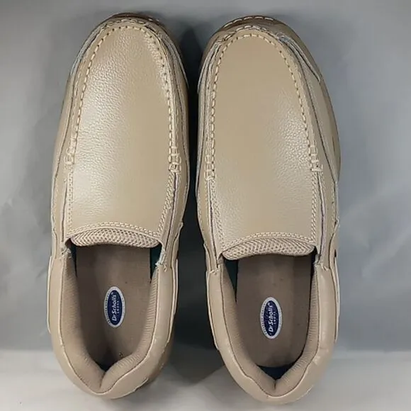 Men’s Dr Scholl’s Slip On shoes Size 9.5 3E. Tan Color New