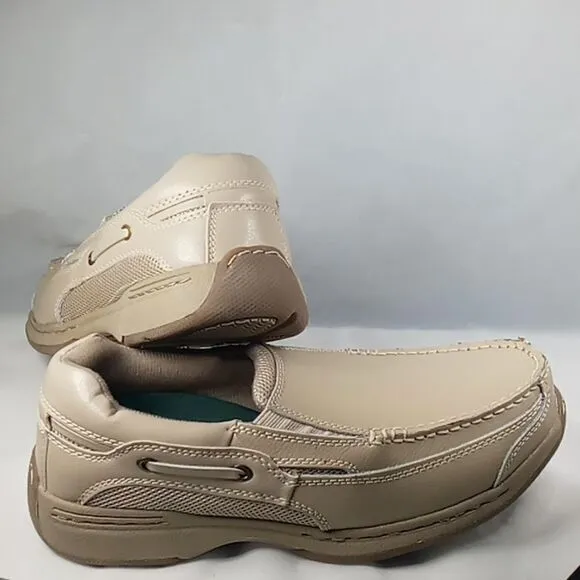 Men’s Dr Scholl’s Slip On shoes Size 9.5 3E. Tan Color New