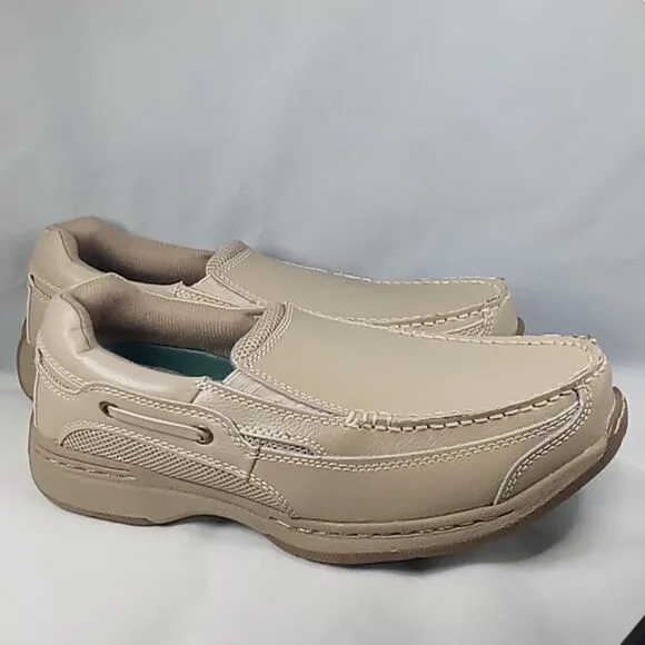 Men’s Dr Scholl’s Slip On shoes Size 9.5 3E. Tan Color New