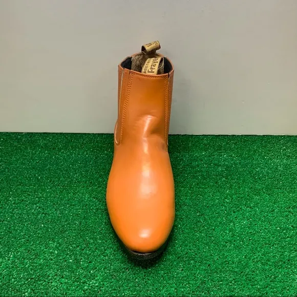 Men’s Half boot Bone Western Cowboy Charro Leather Botin Hueso de Piel 3000