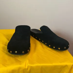 Men’s leather J Crew house shoes