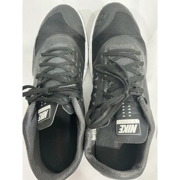 Men’s Nike Fslite2 Size 14 Lace Up Black Leather Mesh Sneakers