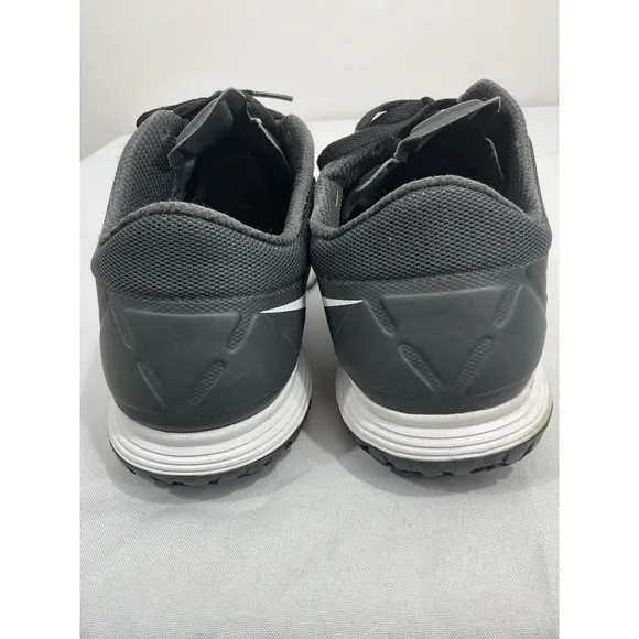 Men’s Nike Fslite2 Size 14 Lace Up Black Leather Mesh Sneakers
