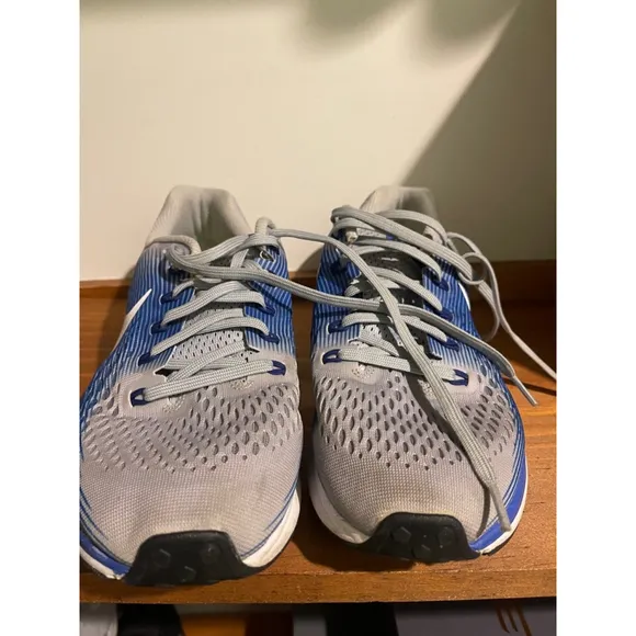Men's Nike Zoom Running Shoes, Size10, Grey/Blue