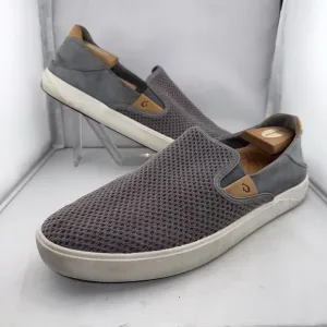 Men's Olukai Lae'ahi Slip-on Shoes Size 13 Micro Mesh Shoes Gray Laeahi Casual